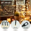 Lycklig Cluster Lights Christmas, 400 Led Christmas Lights 23FT Fairy