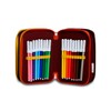 Seven S.P.A. A.S. Roma Calcio 3 Zip Case Yellow Red