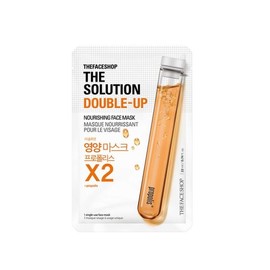 The Face Shop The Solution Double Up Nourishing Mask Sheet / 더페이스샵 더 솔루션 더블업 영양마스크시트