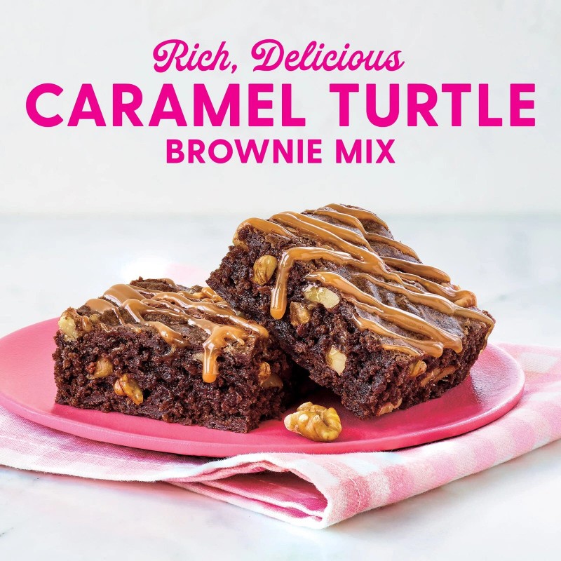 Duncan Hines Dolly Parton's Caramel Turtle Brownie Mix 🍫 16.7