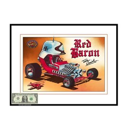 Micro-Mark Tom Daniel 50th Anniversary Red Baron 18" x 24" Color Print