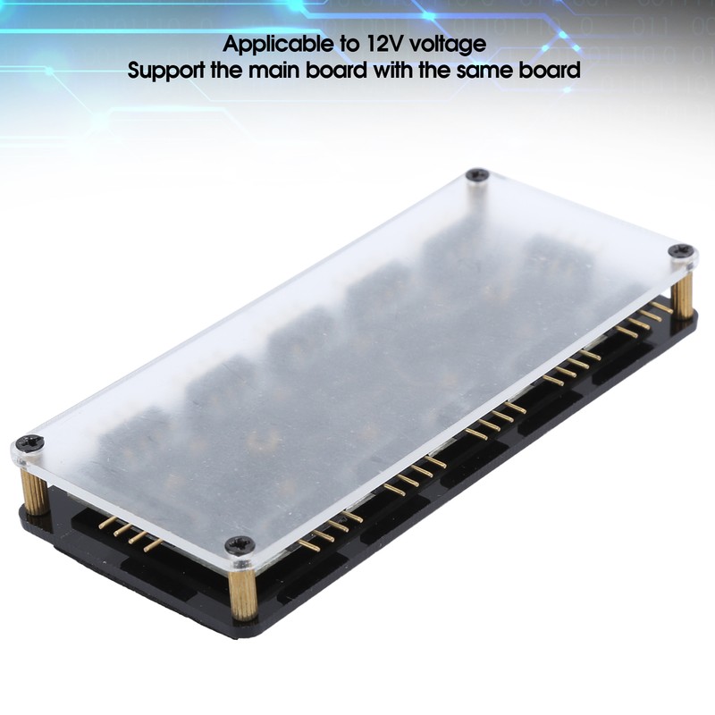 12V 4‑Pin 10 Ports RGB HUB RGB Controller for PC