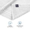 Komforttec 2-Piece Bath Mat Set, Terry Cloth Shower Mat, Washable