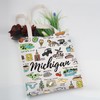 BNQL Michigan Tote Bag Michigan State Gifts Michigan Landmark Gifts