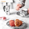 CHEFMADE Madeleine - Molde para tartas (12 cavidades, antiadherente, para