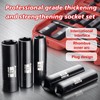 AOBEN 1/2-Inch Drive Impact Socket Set, 29 Pieces, 6 Point,