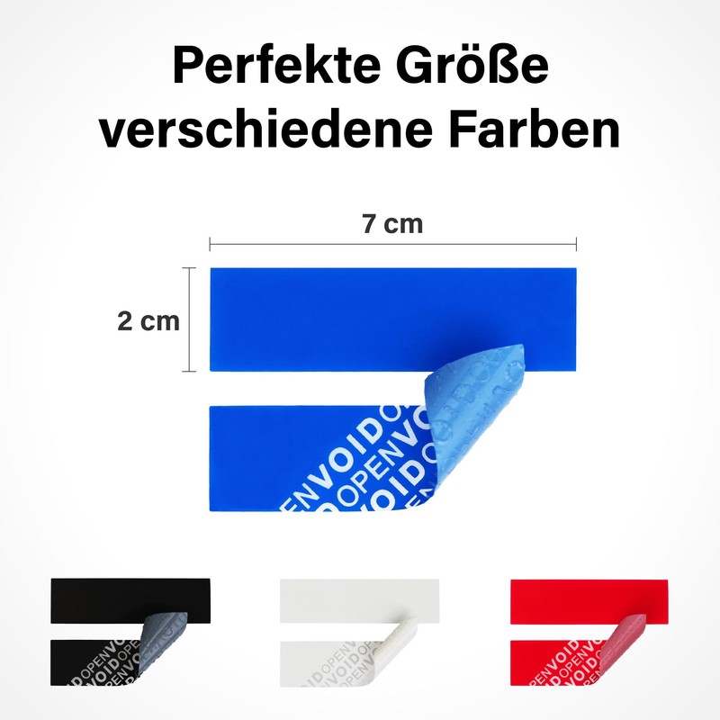 Seal Stickers Removable Without Residue 70 x 20 mm, Security