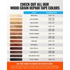 MATCH 'N PATCH Realistic Wood Grain Repair Tape - Durable