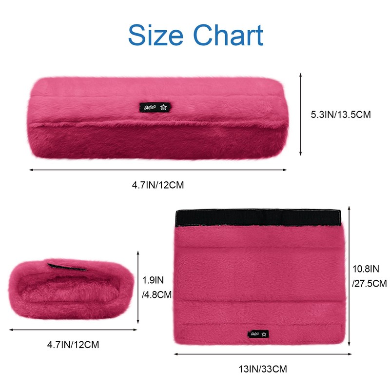 SPRING SEAON Wheelchair Armrest Covers 2 Pack Soft Memory Foam