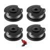 Pack of 4 Thread Spools Grass Trimmer Thread Replacement Spools