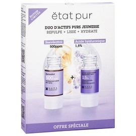 Etat Pur Actif Pur Resveratrol 15 ml + Acide Hyaluronique 15 ml