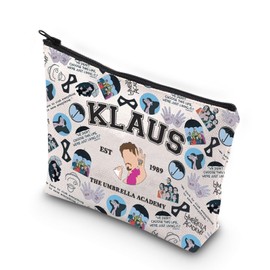 TV Show Inspired K-laus Est 1989 Makeup Bag Academy Zipper Pouch Makeup Bag for Fans (KLA-US 1989 CA)