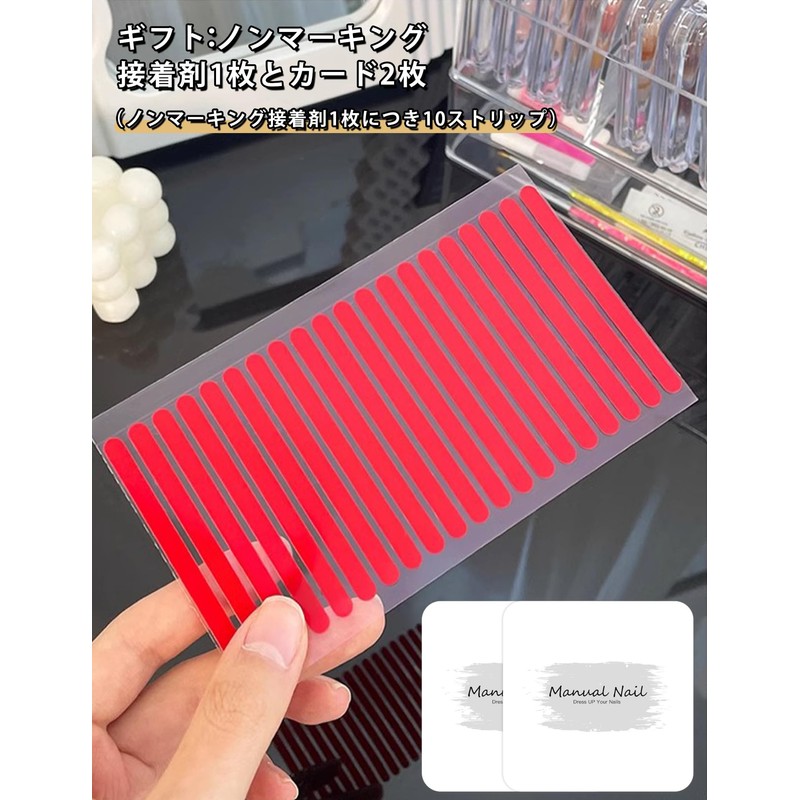 happykau Nail Tips, 24 Pieces, Nail Tips, Short, Korean, Short,