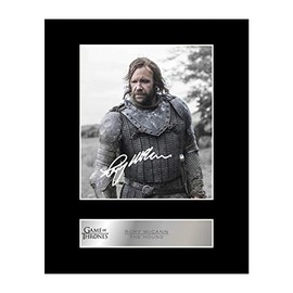 Rory McCann Signed Mounted Photo Display The Hound - Game of Thrones