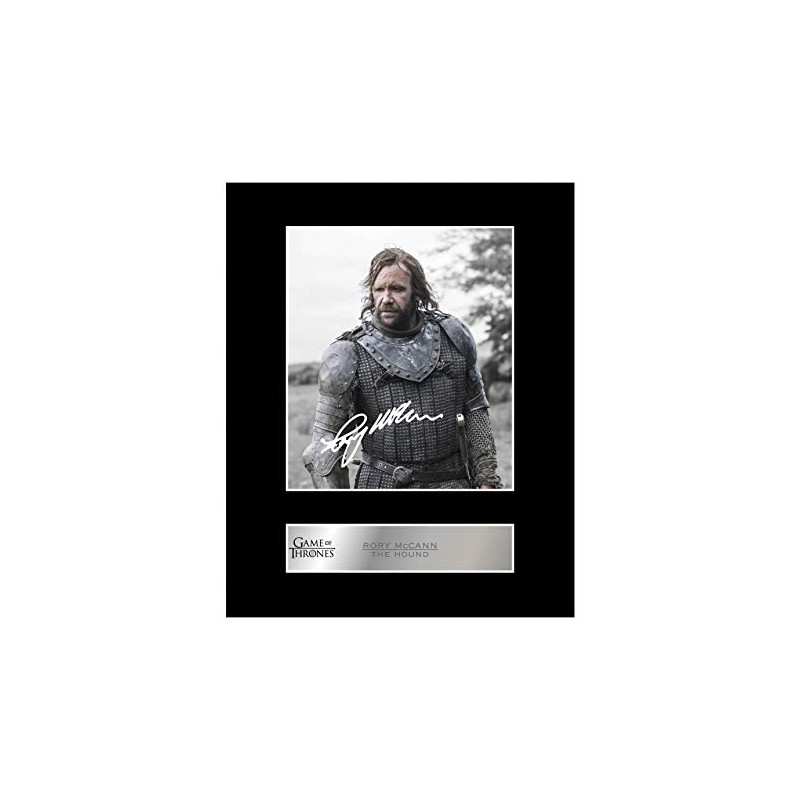 Rory McCann Signed Mounted Photo Display The Hound - Game