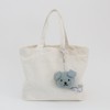 BON TON TOYS Snuffy Denim Bag Charm Keychain Light Wash