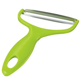 Shimomura Kogyo Full Vegetable Smile Cabbage Peeler, Dishwasher Safe, Made in Japan, FVS-603, Niigata, Tsubamesanjo, Green, 7.1 x 4.5 x 0.7 inches (180 x 115 x 17 mm)
