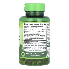 Nature's Truth Aceite De Orégano, 150 Cápsulas