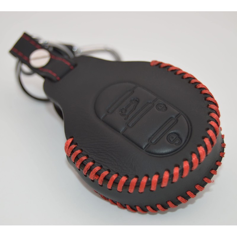Handmade Stitching Leather Key Cover for Mini Cooper F55 /
