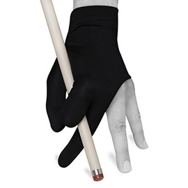 Quality gloves Billiard Fits Either Hand - One Size fits All - Choose Your Color (Black)