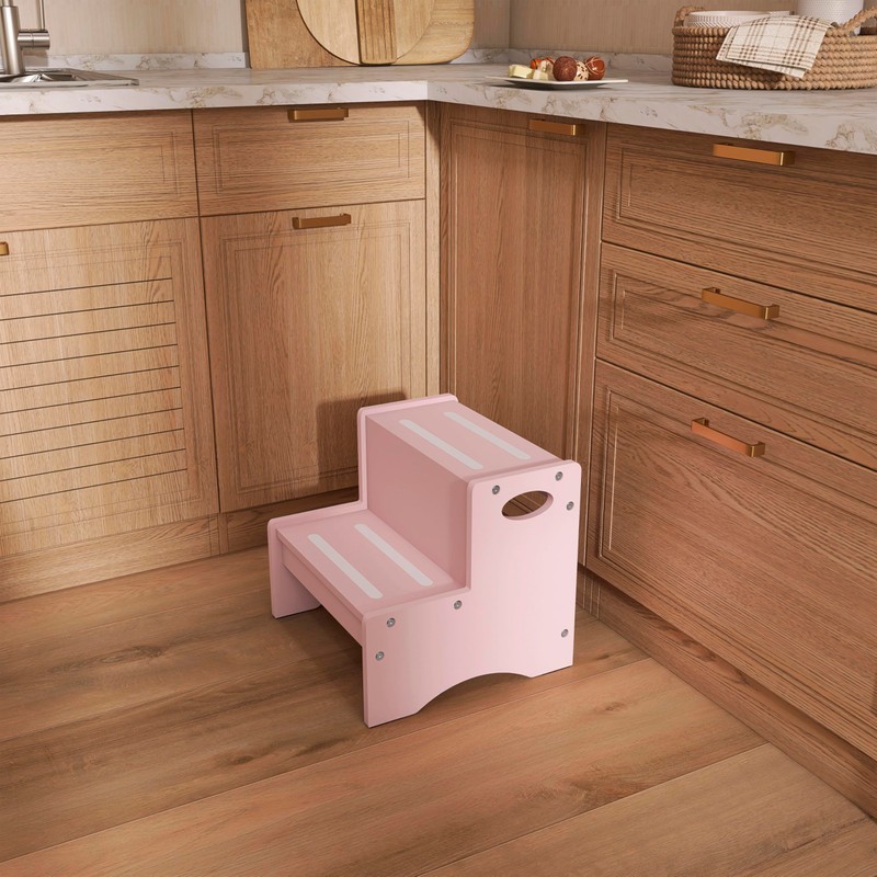 Dream On Me Little Steps Step Stool in Pink –