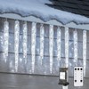 Icicle Lights for Outside with Remote, 30ft 150 LED 30
