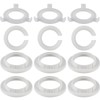 12 Pcs E27 to E14 Lampshade Reducer Ring, E14 Lamp