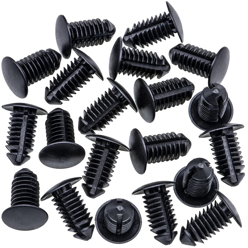 Rexka 20 pcs Trim Panel Retainer Clip Push Pin Compatible