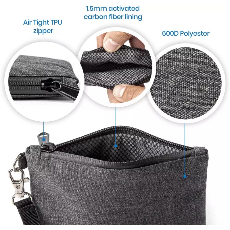 Epulse Small Smell Proof Bag - 6x4 inch | Smell