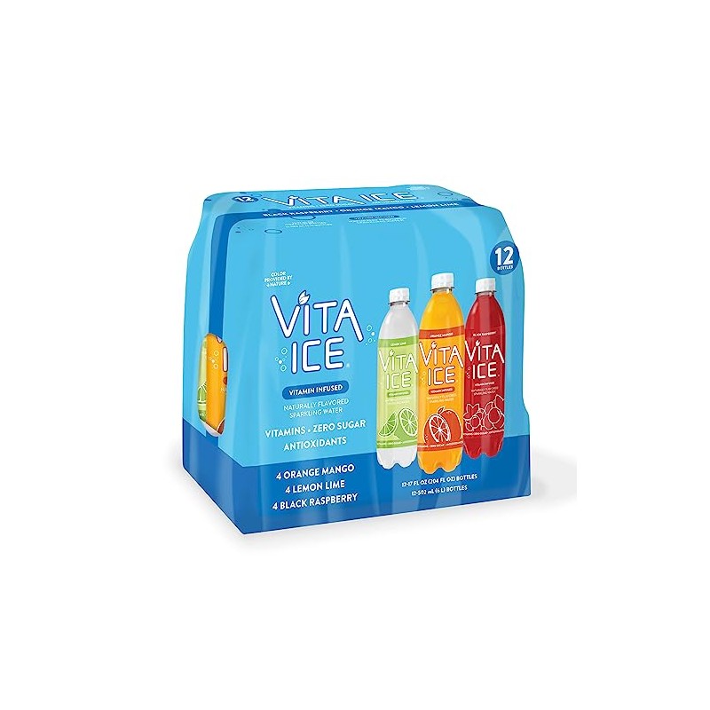 Vita Ice Variety Pack, 12 Pack, 17 oz. Bottles