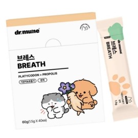 Donstel Dog Cough Pet Breath 60g (1.5g x 40 packets) / 돈스텔 강아지기침 반려동물 브레스 60g(1.5g x 40포)