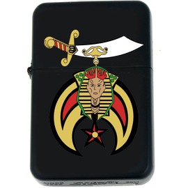 Mason / Masonic Freemason Wind Proof Oil Lighter (Shriner)