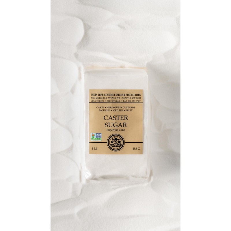 India Tree Caster Sugar, 1 lb 1 Pound (Pack of