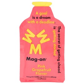 Mag-on TW210233 Energy Gel, Pink Grapefruit Flavor, Pack of 12