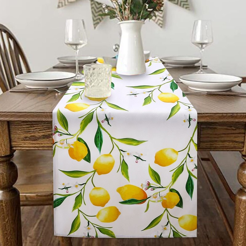 Winter Table Runner, Christmas Modern Table Runner in Grey, Table