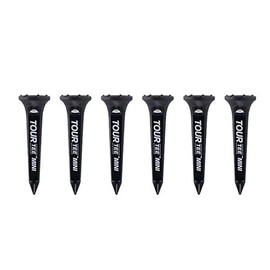 TOUR TEE MINI BLACK SPINE Genuine Tour Tee Mini Black Spine No Stiffcon Logo Short Tee Black Pack of 6