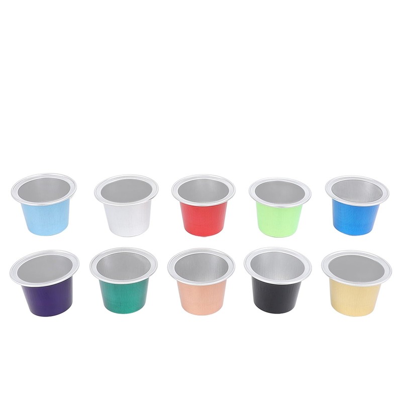 Coffee Pod Capsules, 30pcs Aluminum Foil Disposable Coffee Capsules Single