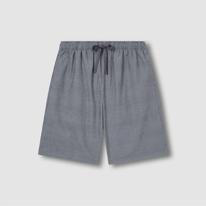 JAJU [JAJU] Men's Cotton Seersucker 5-part Lounge Pants (4 colors,