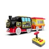 Remote Control Train Set,Railway Battery Powered Train with Locomotive and
