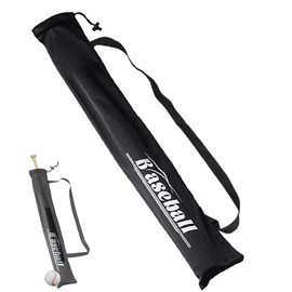 KASELIN 1PC Baseball Bat Bag Storage Bag with Shoulder Bat Bag/Thin Hand/Easy Carry Protective Case Softball Bat Case Bat Cover Club Activities Boys Baseball Pad Sleeve Soft Baseball Bad Bag for Training Baseball Lovers (Black)