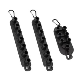 3Pcs Pressure Washer Nozzle Holder Holds 7 Nozzle Compact Nozzle Tip Holder Spray Tips Storage Organizer with Hanging Clip for Power Washer Heads 1/4 Inch Quick Connect Spare Nozzles