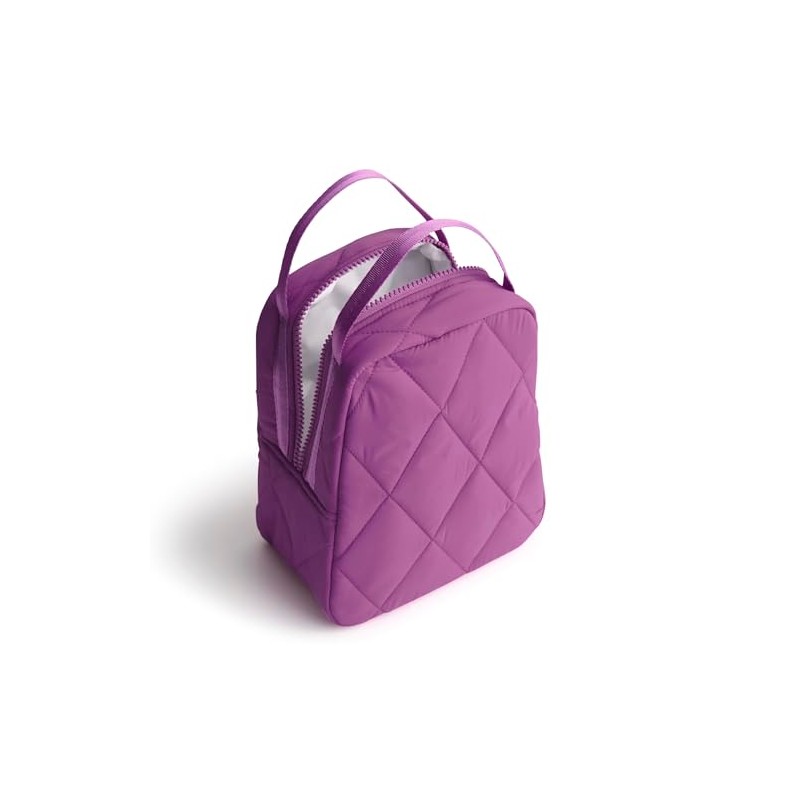 Vera Bradley Women's Lunch Bag, Nylon, Iris Orchid, One Size