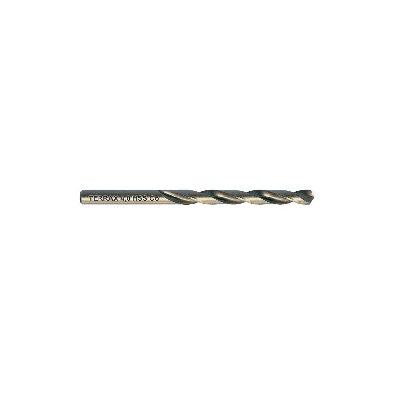 Ruko Terrax Spiral Drill HSS-CO5 4 mm in a 10