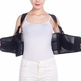 HEALLILY Rib Fixation Belt Adjustable Chest Brace for Broken Ribs and Intercostal Muscle Strain Support with Breathable Lightweight Fabric 21.65 X 7.87 Inches