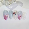 Blooming Handmade Nail Tips - Ballerina L / 블루밍 수제