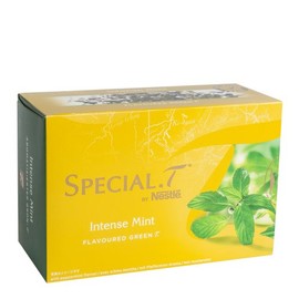 Special T - 10 Intense Mint Capsules for Nestle Special.T machine - Green / Black Tea