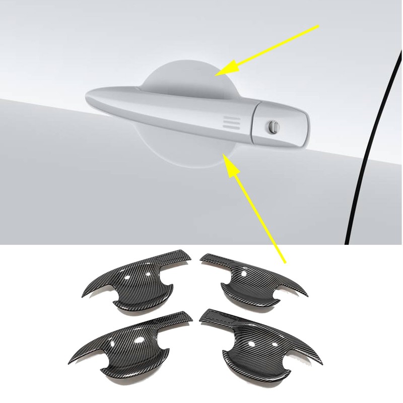 GZBFTDH Door Edge Guards Pull Handle Trim Cover Accesories for