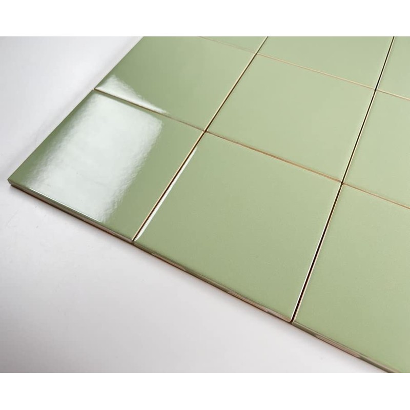 Tenedos 4.25 Inch Glossy Ceramic Tile – Box of 10