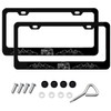 License Plate Frame,2 Pack Metal License Plate Frames Premium Aluminum