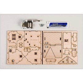 Young Modeler Wooden 3D Puzzle Kit - Music Box Orgel Sweet Home - DIY Brain Puzzle & Wood Assembly Craft 오르골 스위트 홈
